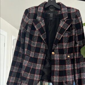 Smythe Women's Black Plaid Jacket